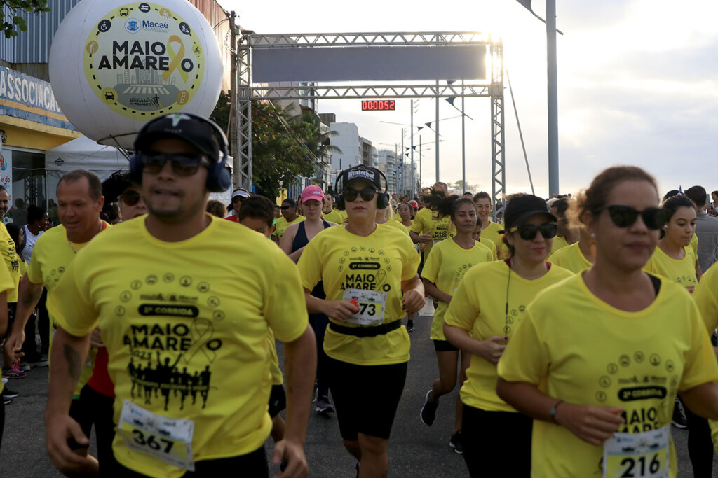 2ª Corrida do Maio Amarelo celebra prevenção no trânsito em Macaé